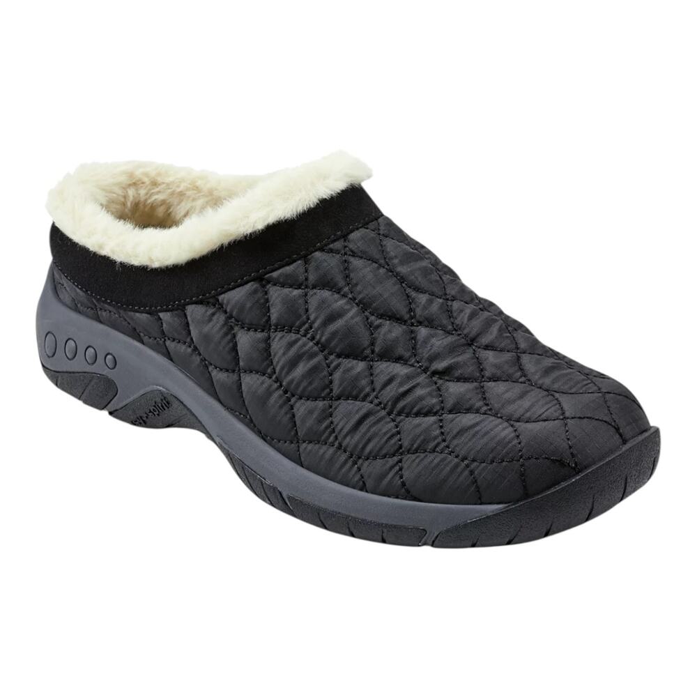 Easy Spirit Women's Wimmy Cozy Water Repellent Mules Black Size 7 1/2 W
